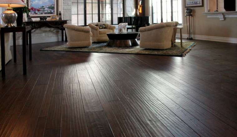 Hand Scraped Flooring Installation Contractor Can Install Hardwood